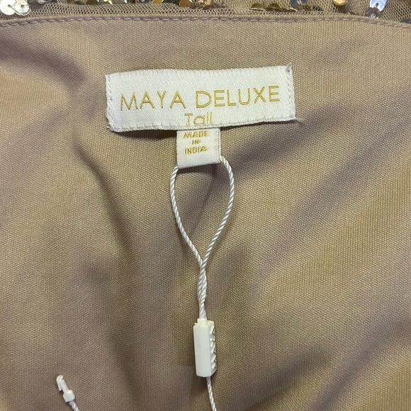 ASOS Maya Deluxe Tall Bridesmaid Sequin Wrap Dress, size 10. - Picture 7 of 8